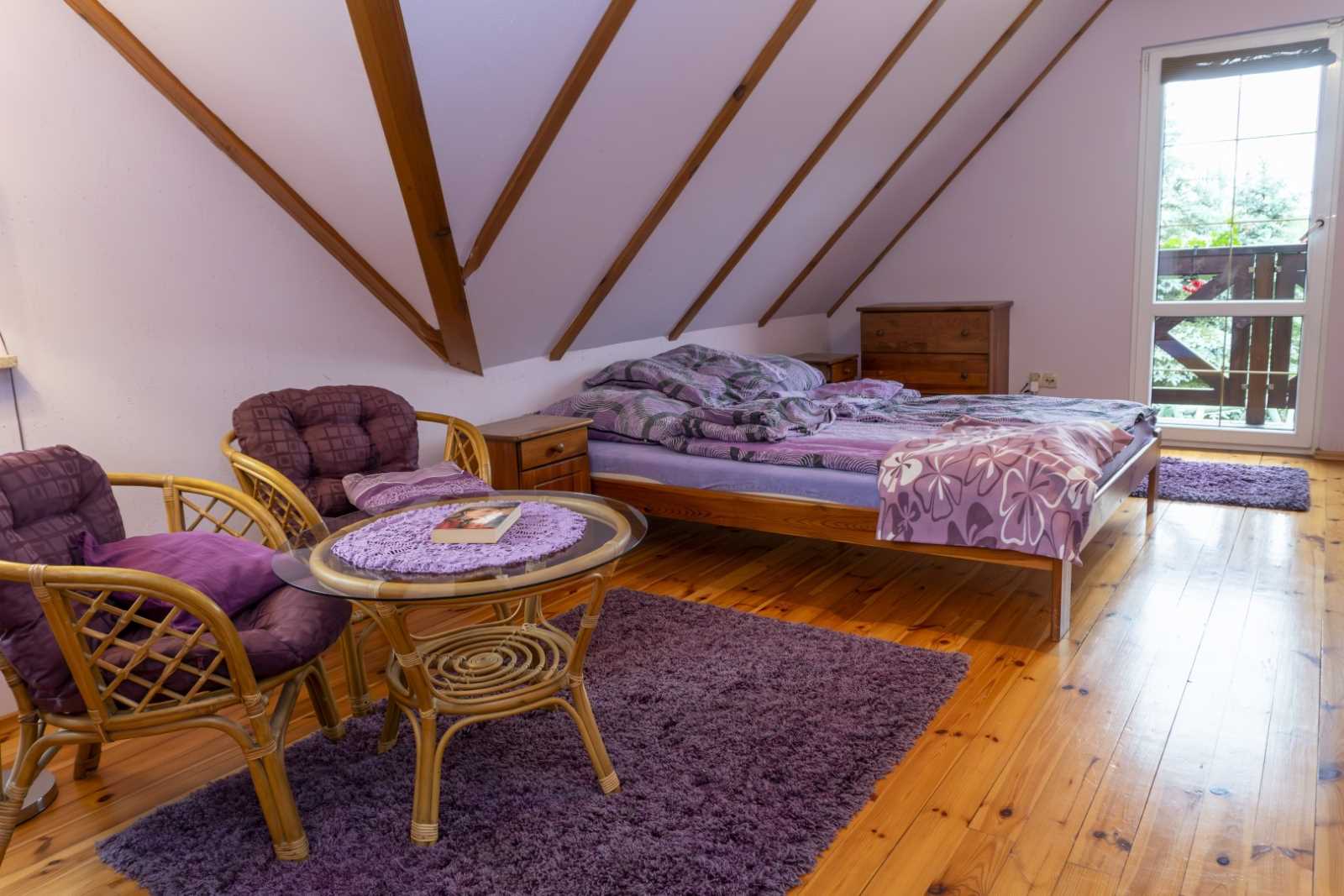 Poziomka &mdash; Schlafzimmer mit Balkon