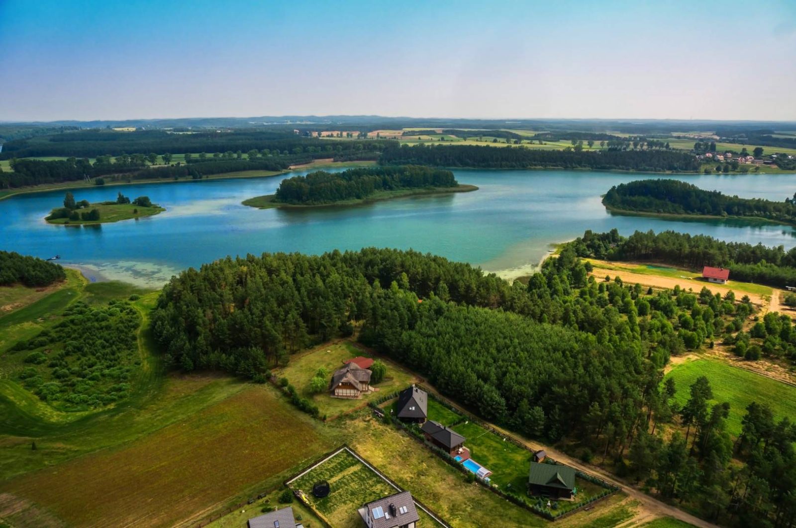 Cottage from the air